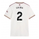 Arsenal William Saliba #2 Replike Rezervni Dres 2025-26 Kratak Rukav